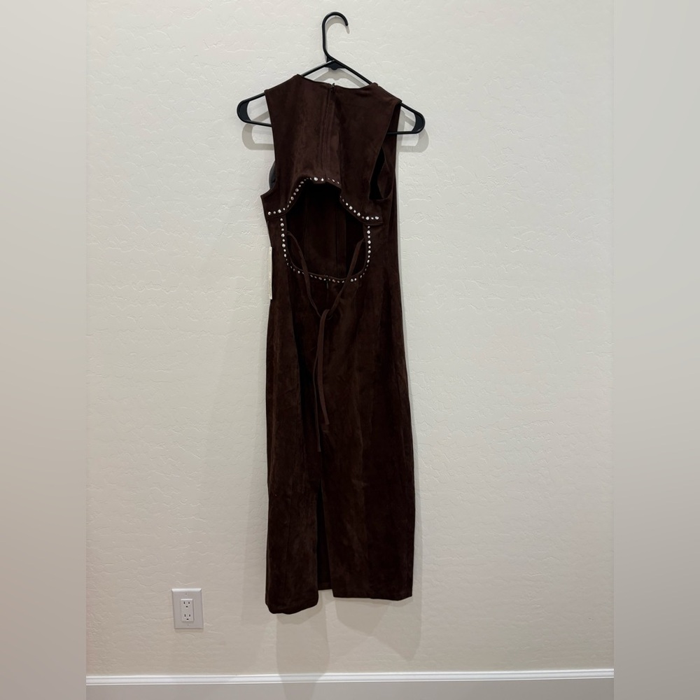 The Wolf Gang Mecca Stud Midi Dress - Picture 4 of 8